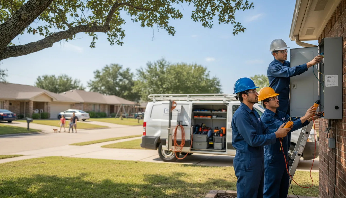 Certified electrician providing emergency electrical services in Riverside, TX
